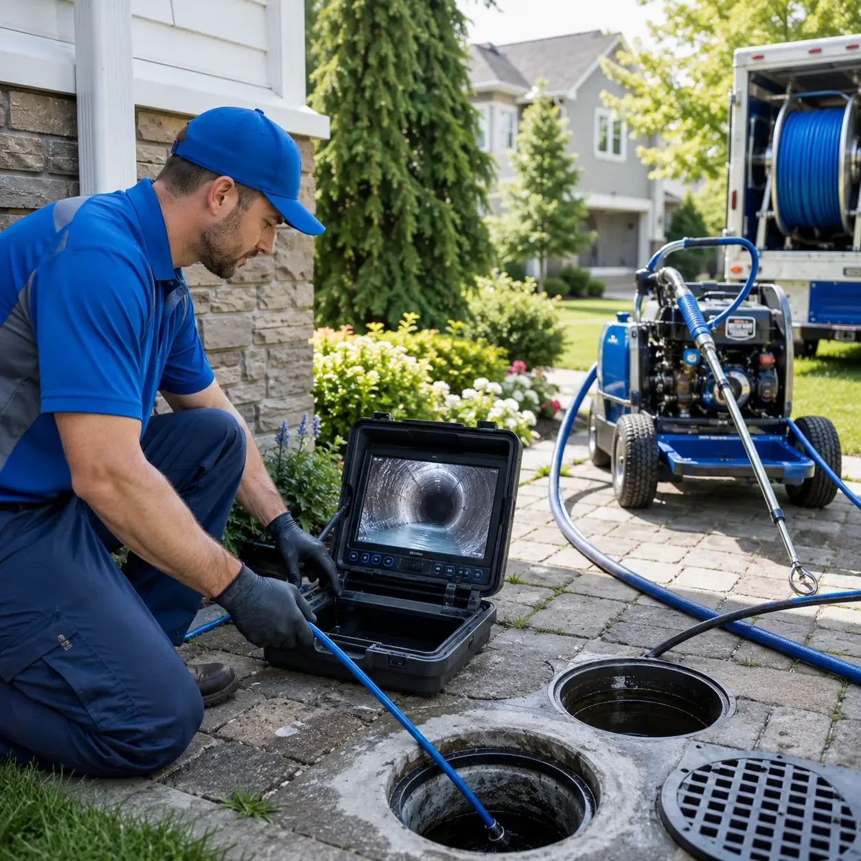 Outdoor drain cleaning professionals serving Keansburg, NJ